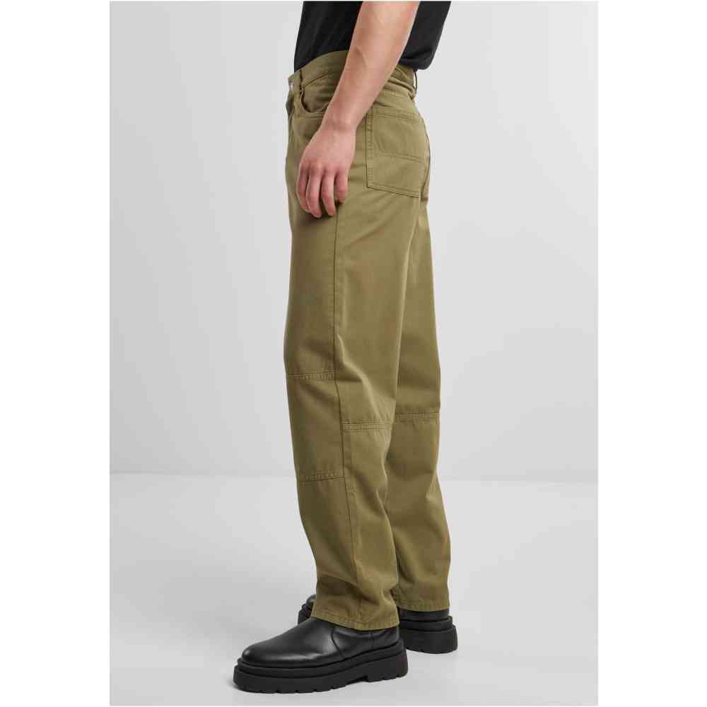 Urban Classics - 90es With Dividing Seams Pants - Olive green